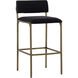 Mori 38.5 inch Abbington Black Barstool
